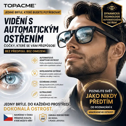 Chytré brýle TOPACME® TotalView – Ostrý zrak v každém prostředí