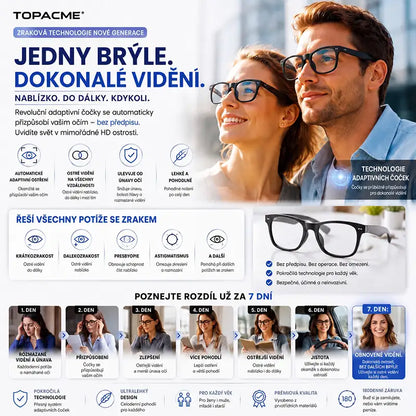 Chytré brýle TOPACME® TotalView – Ostrý zrak v každém prostředí