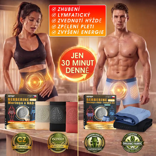 🇨🇿 Oficiální značkový obchod 🛡️ |⭐ AKYGO® 2026 Moringa × Berberin × NAD+ 6‑v‑1 Nano částicové formování těla a spalování tuků šortky (pro ženy i muže s vylepšenou podporou mužské vitality)